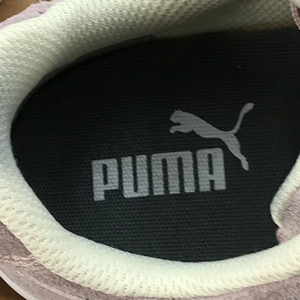 Puma Iconic Composite Toe Work Shoes Womens 8.5 Pink Lace up Low Top - Picture 6 of 8